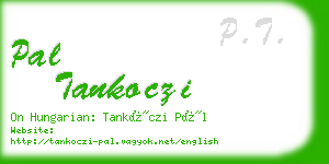 pal tankoczi business card